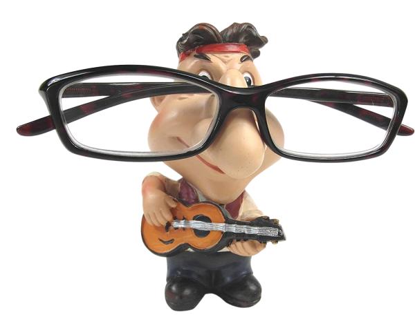 dekorativer Brillenhalter handgefertigt 11,5cm - 5 Designs -